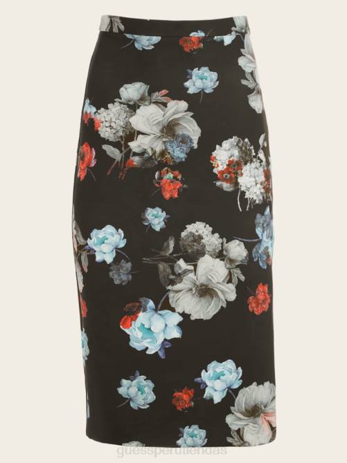 GUESS falda lápiz leonara mujer 0P8X2433 impresión de belleza salvaje vestir