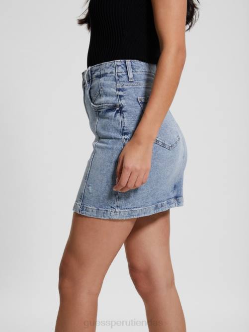 GUESS falda vaquera de sauce ecológico mujer 0P8X31 teatro vestir
