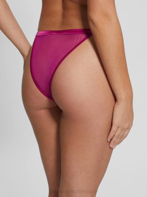 GUESS danielle tanga tanga mujer 0P8X2627 Rosa roja vestir