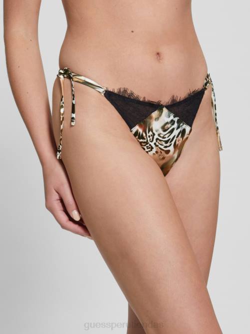 GUESS tanga de hilo divina mujer 0P8X2655 leopardo sombreado vestir