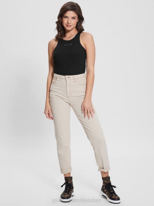 GUESS body eco guendalina sin mangas mujer 0P8X1233 negro vestir