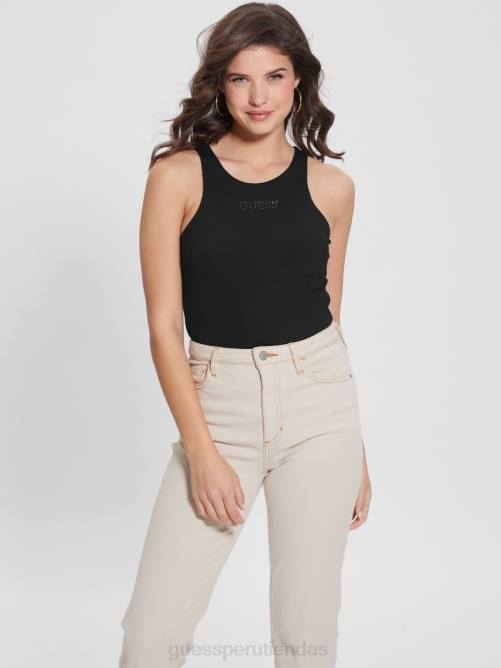 GUESS body eco guendalina sin mangas mujer 0P8X1233 negro vestir