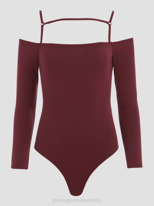 GUESS body eco malaya con arnés mujer 0P8X1557 vino místico vestir