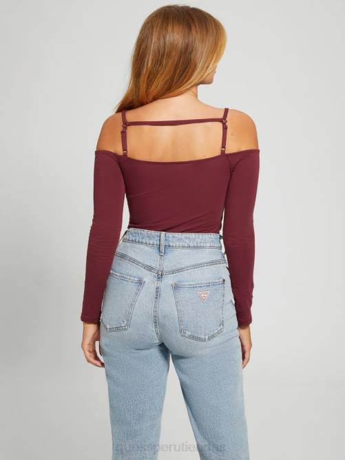 GUESS body eco malaya con arnés mujer 0P8X1557 vino místico vestir