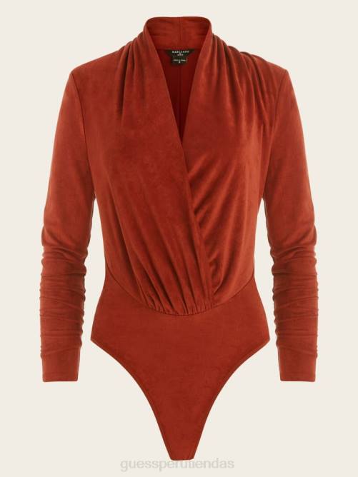 GUESS mono hudson mujer 0P8X1468 rojo oscuro mermelada vestir