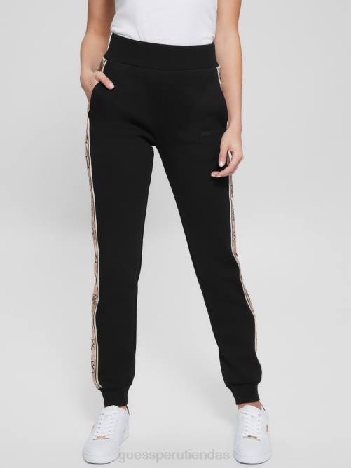 GUESS joggers eco britney mujer 0P8X2158 negro vestir