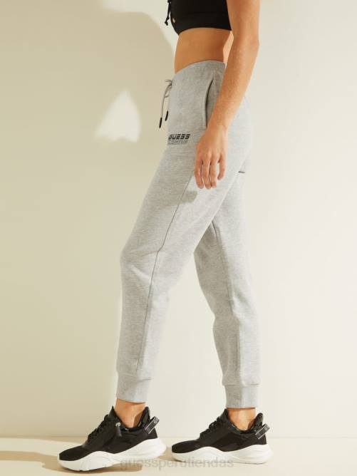 GUESS joggers ecológicos alisha con logo mujer 0P8X2471 mezcla esencial vestir