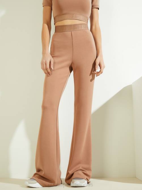 GUESS pantalón acampanado eco coreen mujer 0P8X2347 rubia vestir
