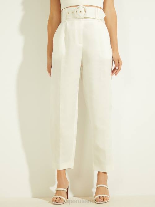 GUESS pantalón eco hailey mujer 0P8X2327 perla pálida vestir