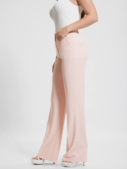 GUESS pantalón recto eco carla mujer 0P8X2008 muñeca rosa vestir