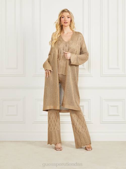 GUESS pantalón suéter whitney mujer 0P8X2130 pastel ingles multi vestir