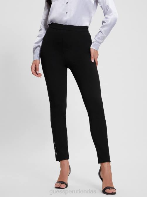 GUESS pantalón tobillero eco claudia ring mujer 0P8X2012 negro vestir