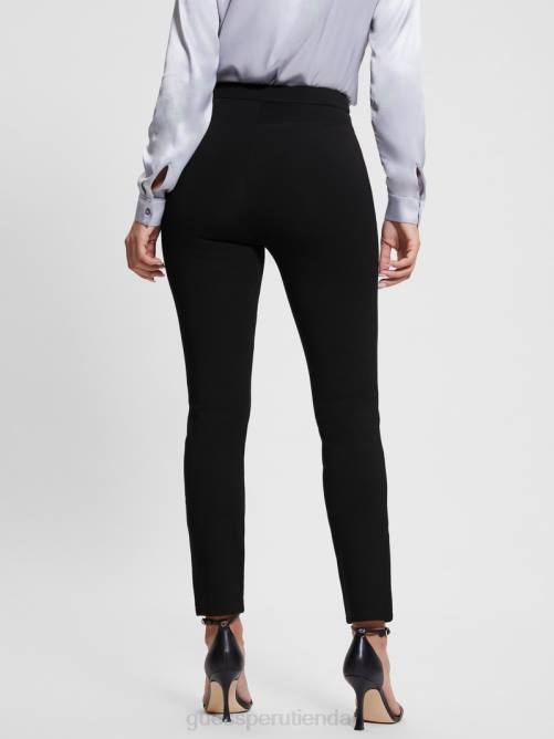 GUESS pantalón tobillero eco claudia ring mujer 0P8X2012 negro vestir
