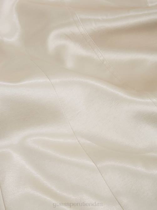 GUESS pantalon satinado brisilda mujer 0P8X2237 madreperla vestir
