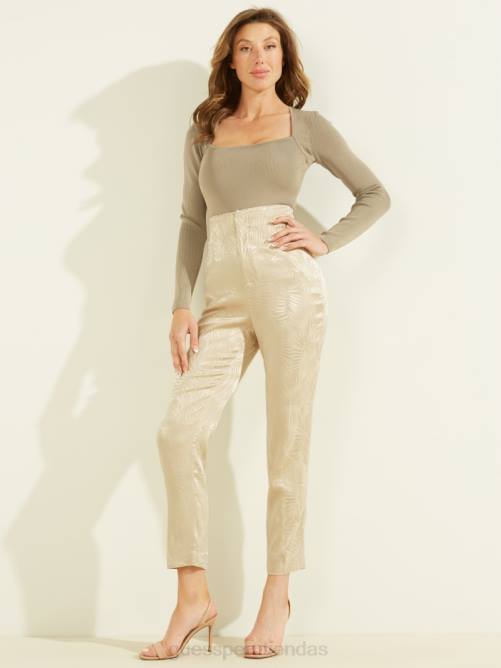 GUESS pantalon veridiano mujer 0P8X2315 cemento vestir