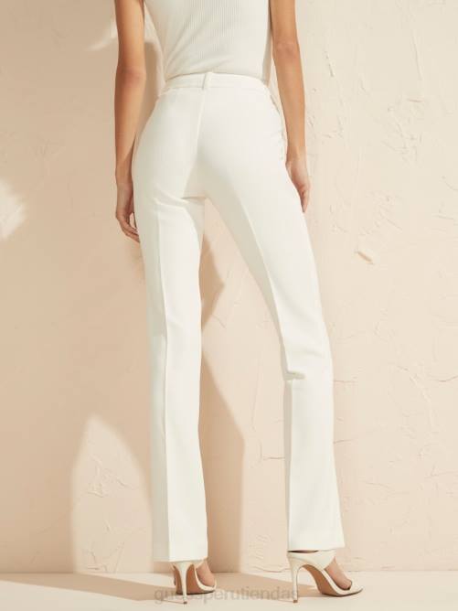 GUESS pantalon winnie genesis mujer 0P8X2107 blanco esmerilado vestir