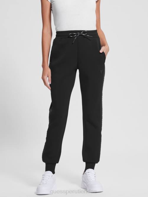 GUESS pantalones activos de buceo eco allie mujer 0P8X2074 negro vestir