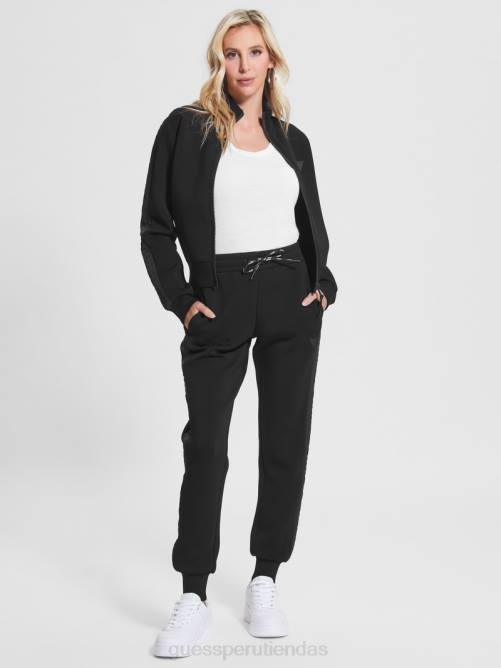 GUESS pantalones activos de buceo eco allie mujer 0P8X2074 negro vestir