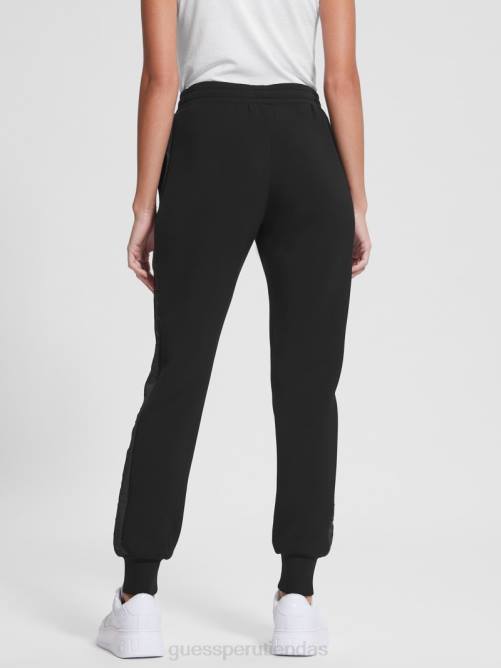 GUESS pantalones activos de buceo eco allie mujer 0P8X2074 negro vestir