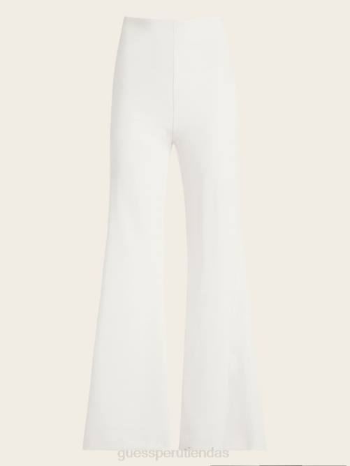 GUESS pantalones anchos julia mujer 0P8X2056 perla pálida vestir