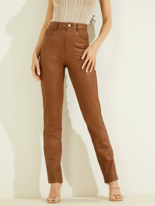 GUESS pantalones carolina mujer 0P8X2324 marrón emperador multi vestir