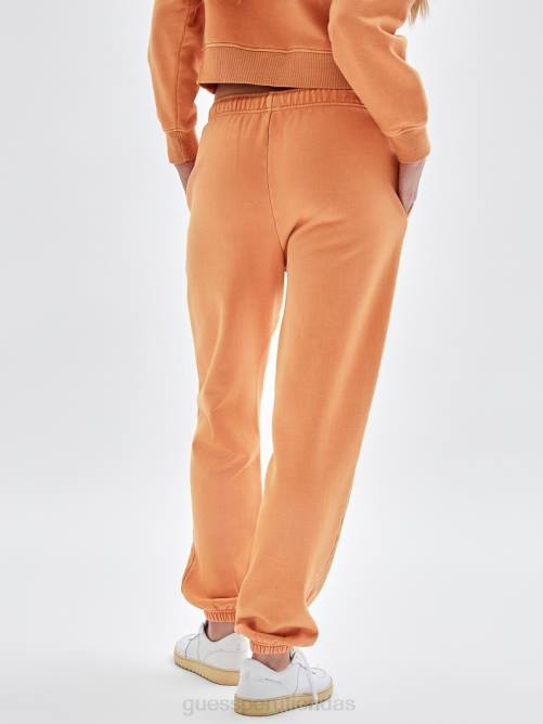 GUESS pantalones deportivos con logo clásico originals mujer 0P8X2477 naranja real multi vestir