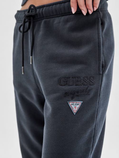 GUESS pantalones deportivos con logo clásico originals mujer 0P8X2480 negro lavado multi vestir