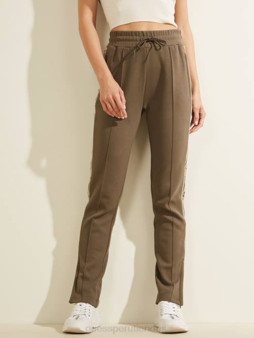GUESS pantalones eco britney nuevos activos mujer 0P8X2508 marrón general vestir