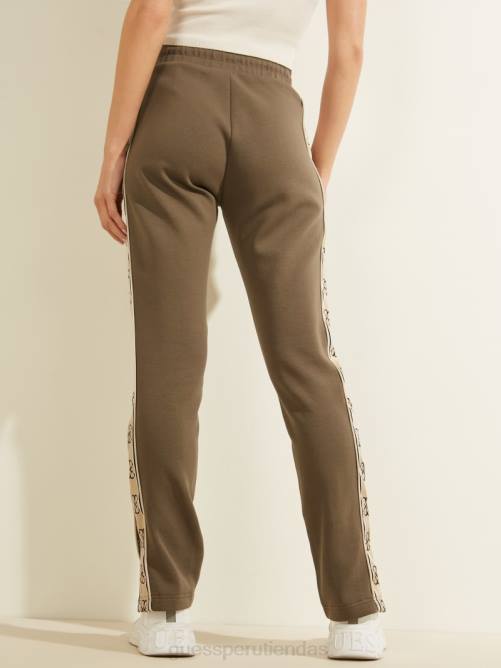 GUESS pantalones eco britney nuevos activos mujer 0P8X2508 marrón general vestir