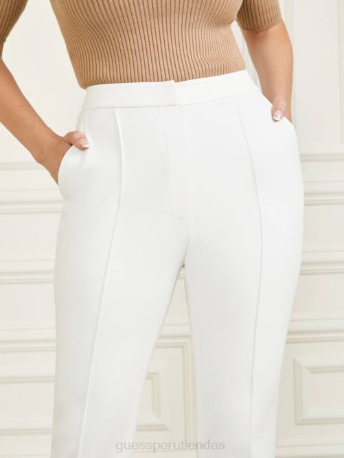 GUESS pantalones logan de pernera recta mujer 0P8X2076 playa de arena vestir