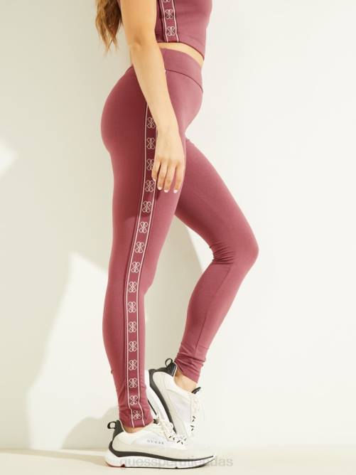 GUESS leggings con cinta del logo eco doreen mujer 0P8X2416 bodega vestir