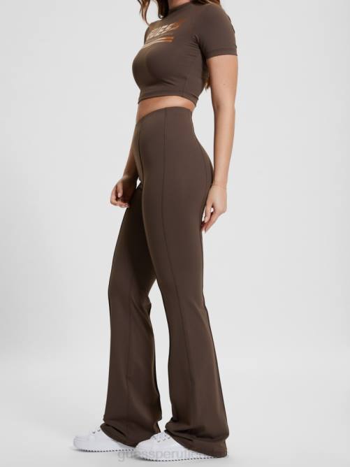 GUESS leggins acampanados aggie mujer 0P8X2055 café oscuro vestir