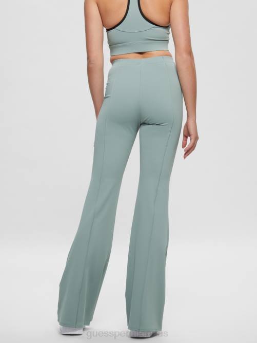 GUESS leggins acampanados de azalea mujer 0P8X2397 gris completo vestir