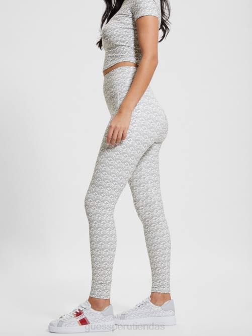 GUESS leggins activos eco g-cube mujer 0P8X2062 raya g-cube pequeño gris vestir