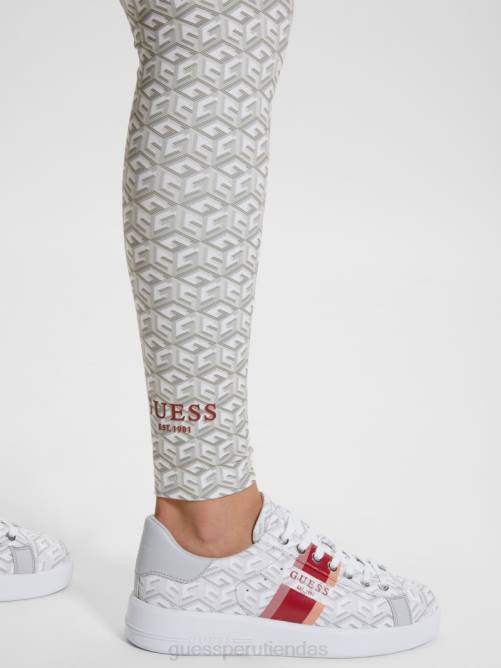 GUESS leggins activos eco g-cube mujer 0P8X2062 raya g-cube pequeño gris vestir