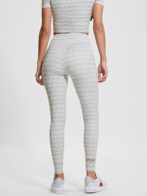 GUESS leggins activos eco g-cube mujer 0P8X2062 raya g-cube pequeño gris vestir