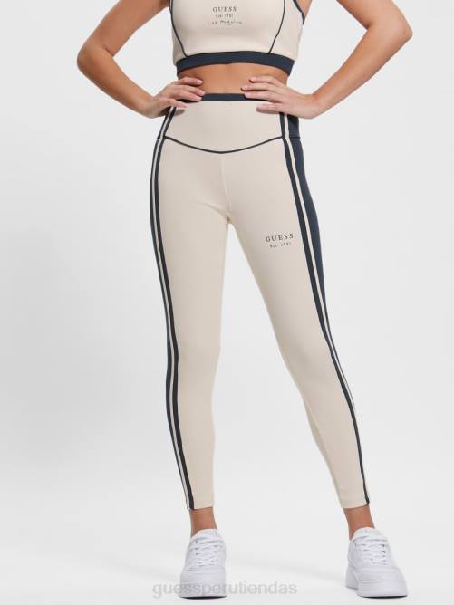 GUESS leggins con firma ecológica mujer 0P8X2365 rosa sutil vestir