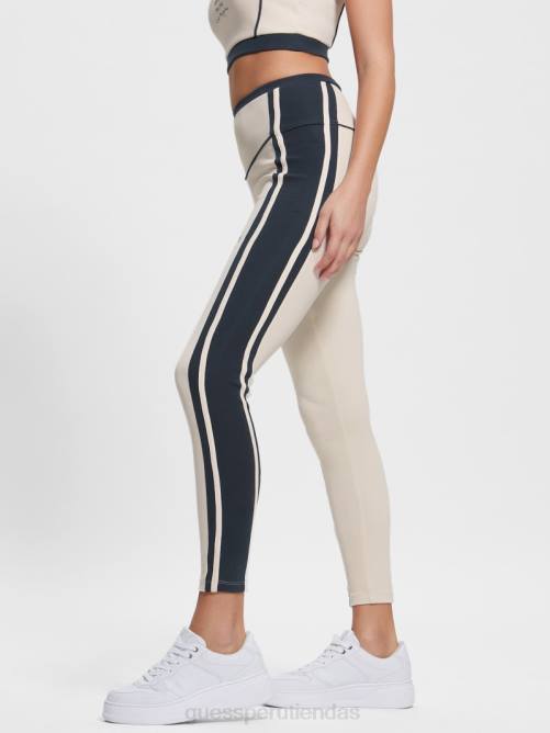 GUESS leggins con firma ecológica mujer 0P8X2365 rosa sutil vestir