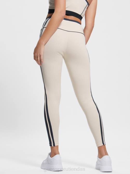 GUESS leggins con firma ecológica mujer 0P8X2365 rosa sutil vestir