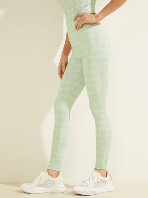 GUESS leggins con logo de caitlin mujer 0P8X2210 4g logomanía rocío frío vestir
