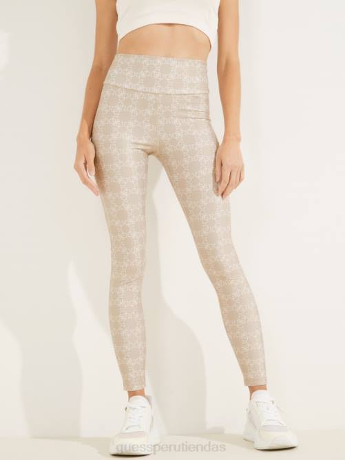 GUESS leggins con logo de caitlin mujer 0P8X2301 Nido de paloma logomanía 4g vestir