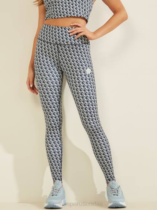 GUESS leggins con logo de caitlin mujer 0P8X2527 combo allover gj azul vestir