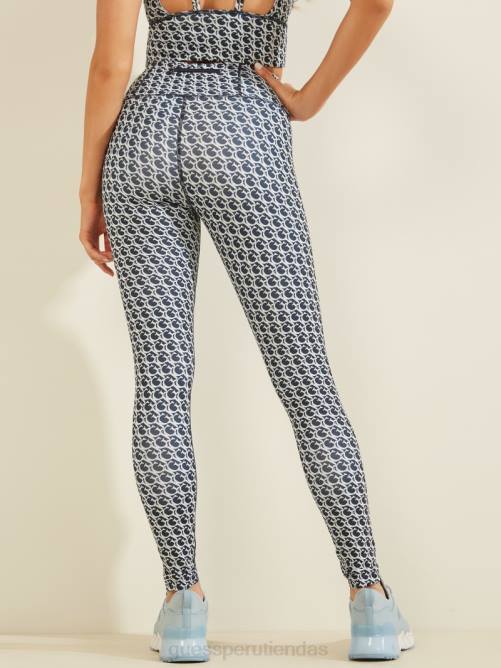 GUESS leggins con logo de caitlin mujer 0P8X2527 combo allover gj azul vestir
