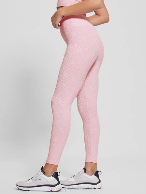 GUESS leggins con logo de dana mujer 0P8X2352 pin desgastado con g en relieve vestir