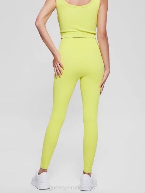 GUESS leggins de canalé sin costuras mujer 0P8X2391 mordedura de ácido vestir