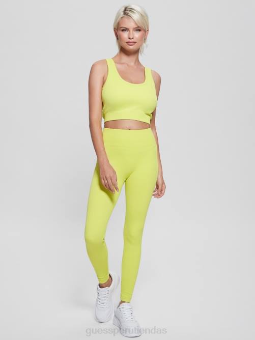 GUESS leggins de canalé sin costuras mujer 0P8X2391 mordedura de ácido vestir