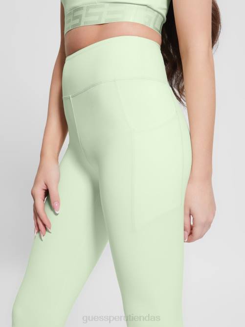 GUESS leggins delicia mujer 0P8X2345 menta marina vestir