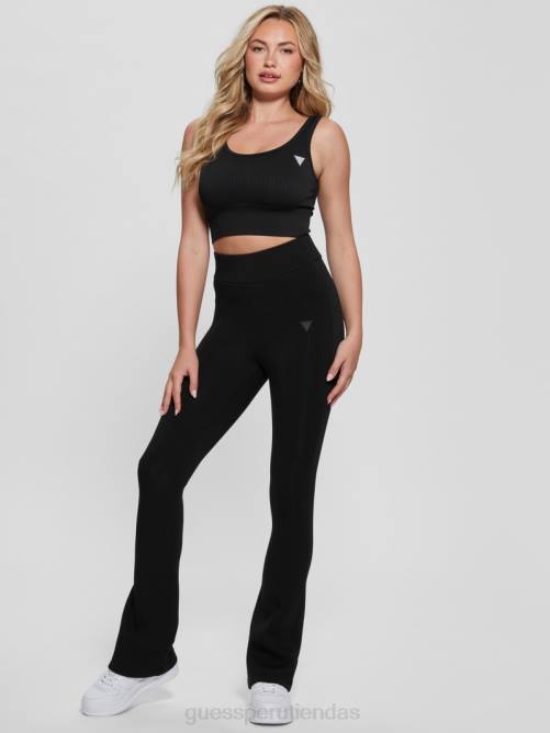 GUESS leggins eco allie con corte bootcut mujer 0P8X2109 negro vestir