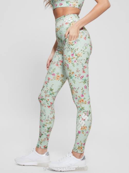 GUESS leggins eco davina estampados mujer 0P8X2240 flor de campo acuático vestir