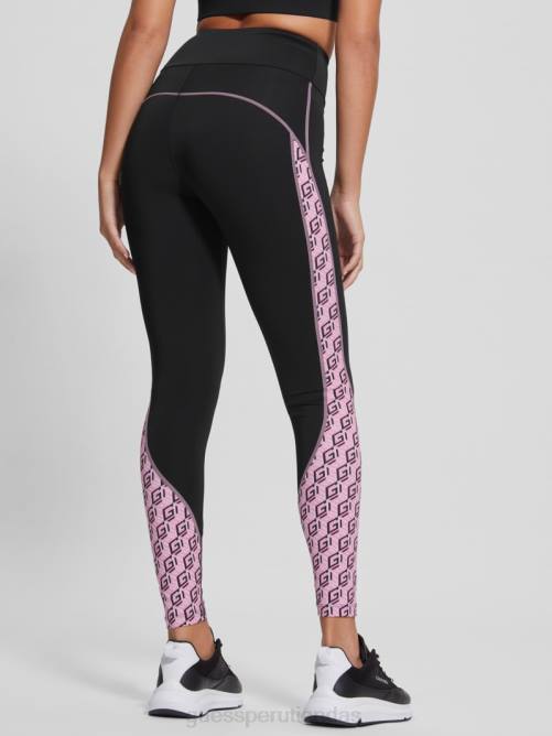 GUESS leggins eco debra con logo mujer 0P8X2302 negro vestir